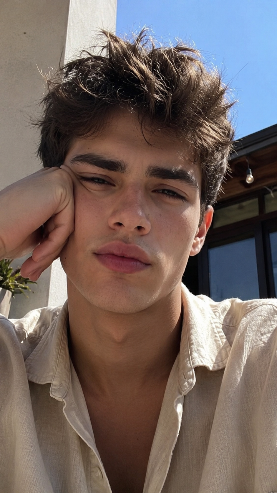 Male Selfie Portrait 02, a ready-made AI character image