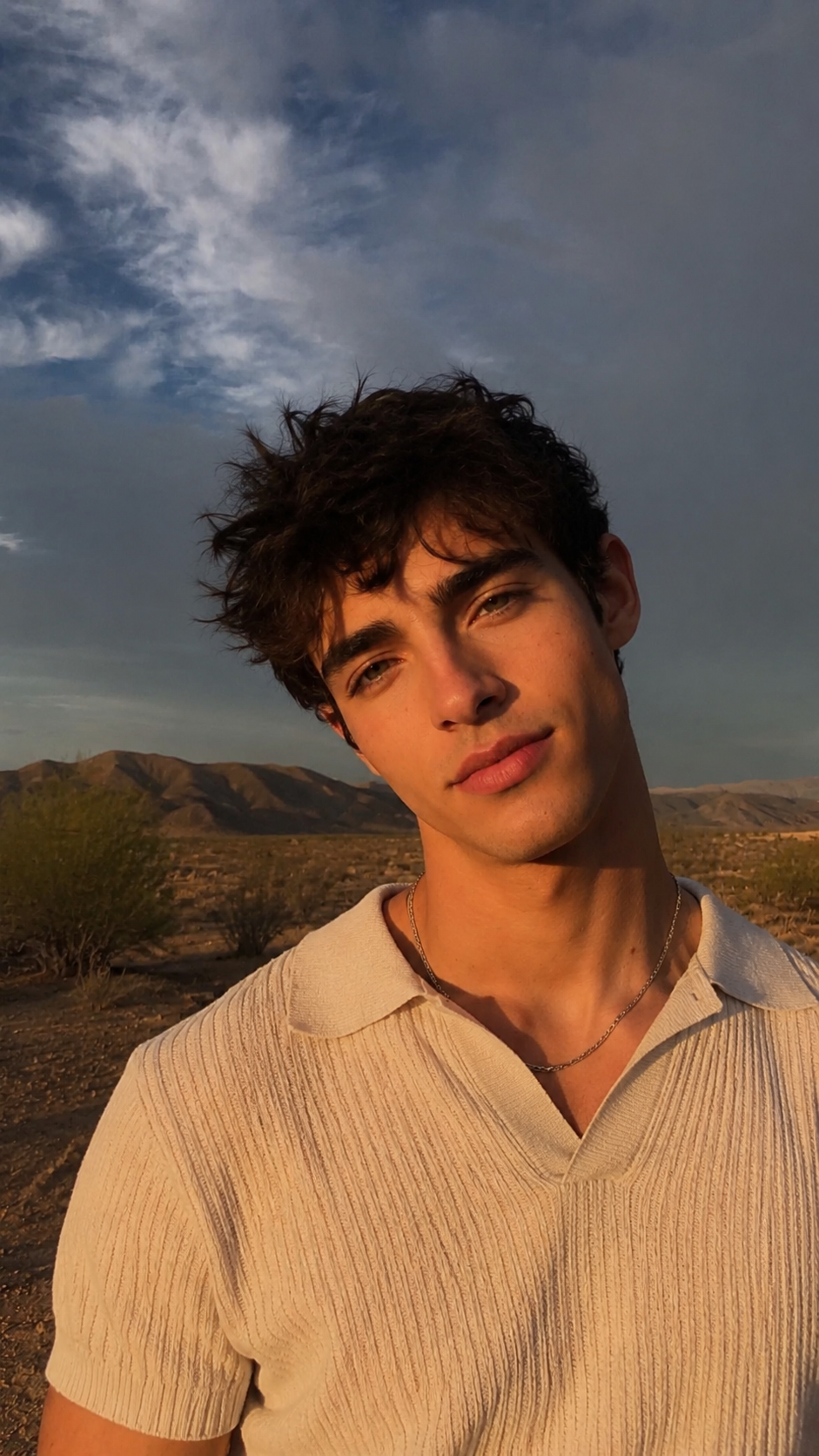 Male Selfie Portrait 05, a ready-made AI character image